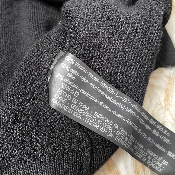 Zara knit rhinestone button cardigan - Picture 7 of 7